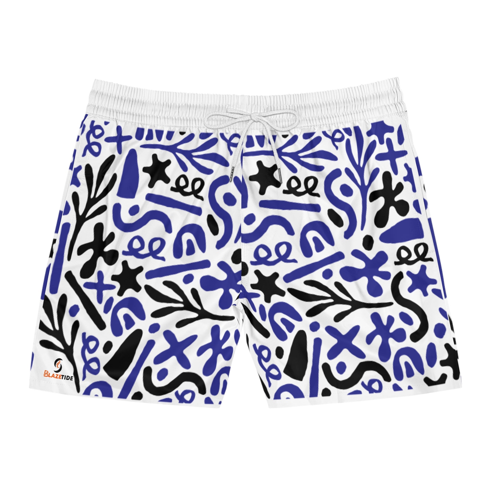 Stylish Men's Swim Shorts, Vibrant Beachwear, AOP Swim Trunks, Summer Vacation Essentials, Pool Party Must-Have, Relaxation Ready