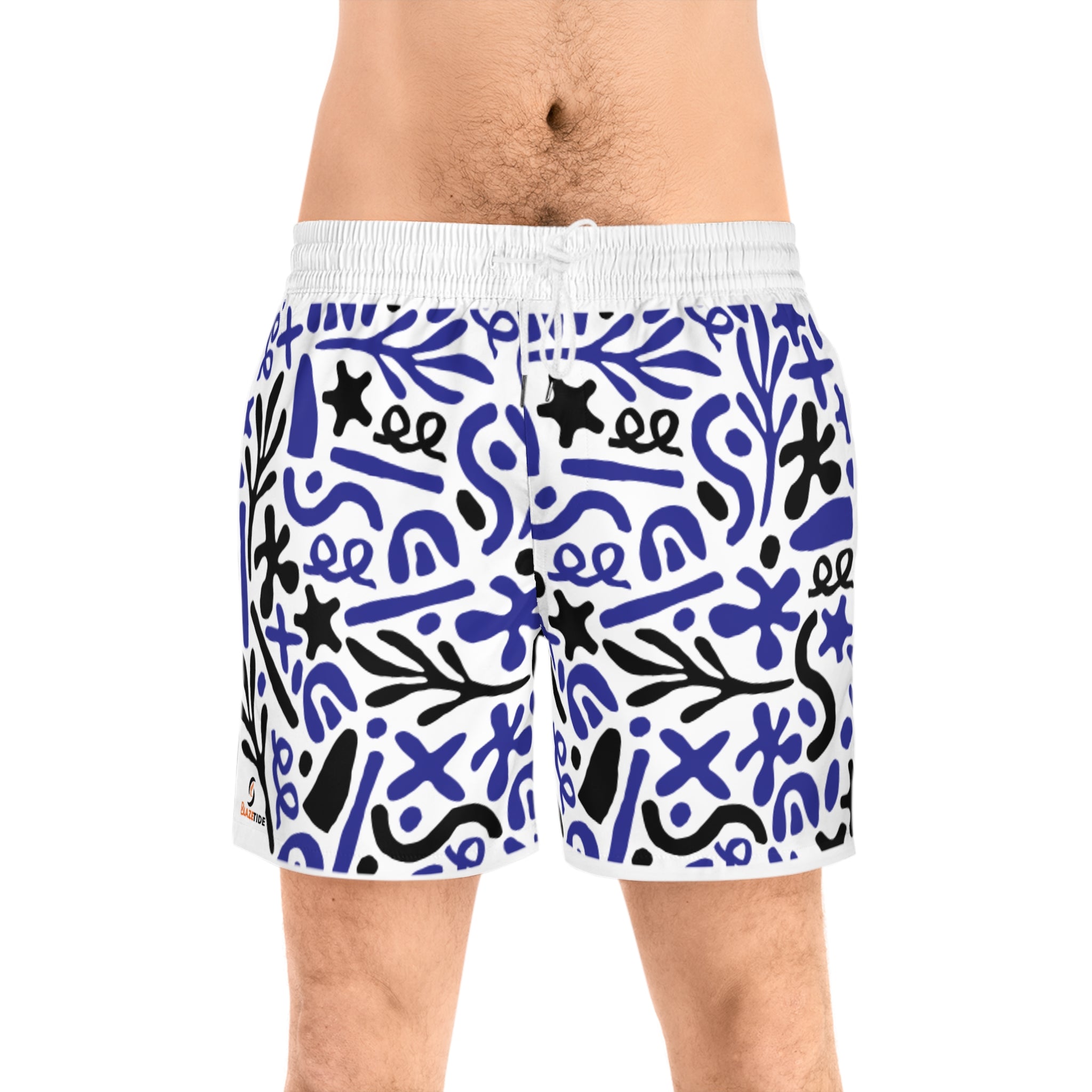 Stylish Men's Swim Shorts, Vibrant Beachwear, AOP Swim Trunks, Summer Vacation Essentials, Pool Party Must-Have, Relaxation Ready